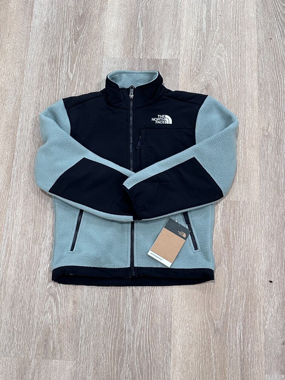 The North Face Denali Jacket, Kid's Small 7/8, Slate Moss, NWT
